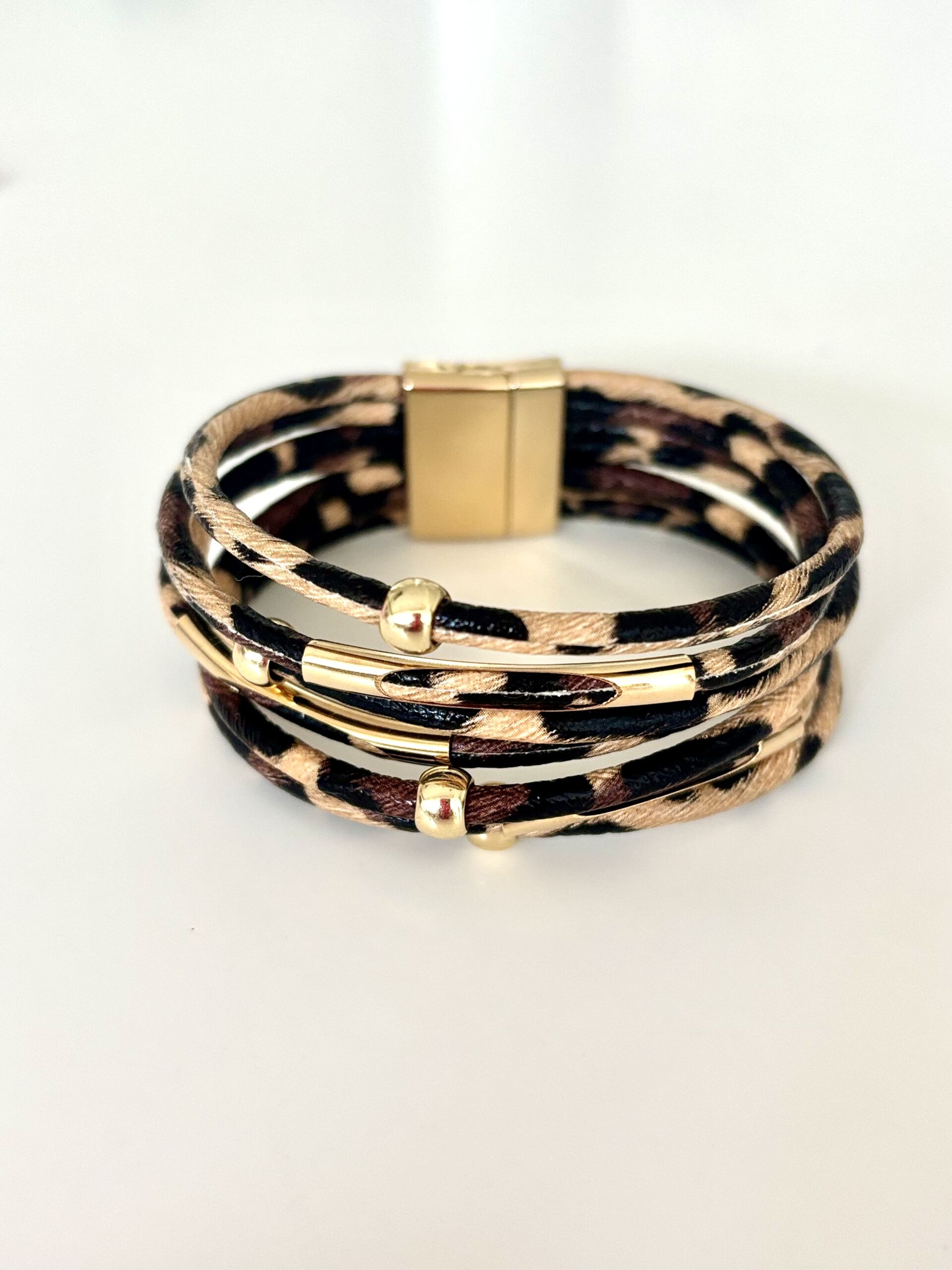 Leopard Wrap Bangle - Image 3