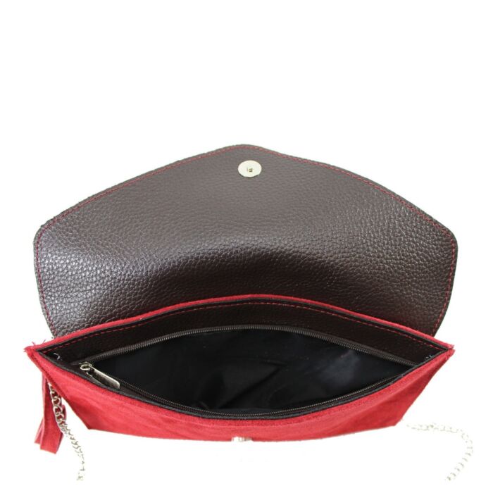 The Ivy Clutch/Shoulder Leather - Coffee - Image 2